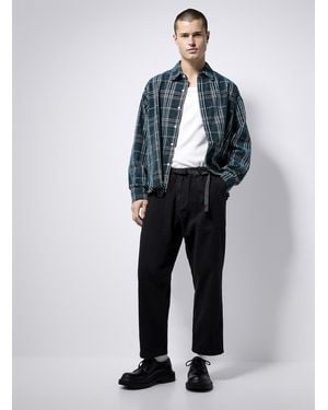 Gramicci Fatigue Belted Chinos Loose Fit - Blue