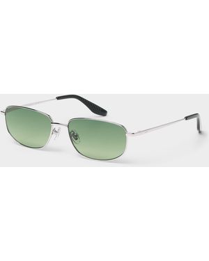 Messyweekend Laurence Oval Sunglasses - Green