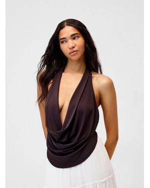 Twik Gold Starfish Halter Cami - White