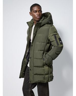 Point Zero Levi Long Puffer Jacket - Green
