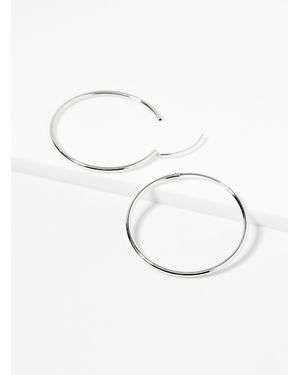 Midi34 Florence Hoops Exclusive Simons X Collection - Metallic
