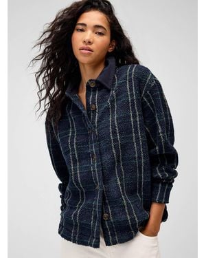 Twik Corduroy Collar High - Blue
