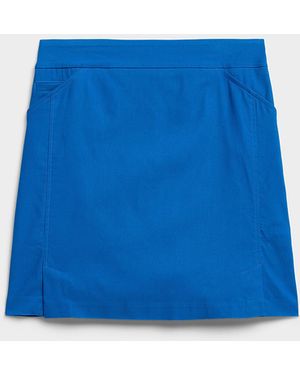 Contemporaine Stretch Bengaline Skort - Blue
