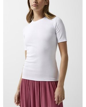 Samsøe & Samsøe Alexo Ribbed T - White