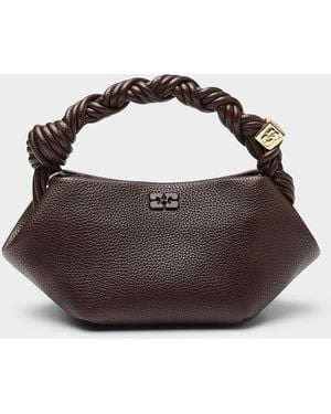 Ganni Bou Mini Brown Braided