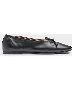 Flattered Blaise Supple Leather Ballet Flats Women - White