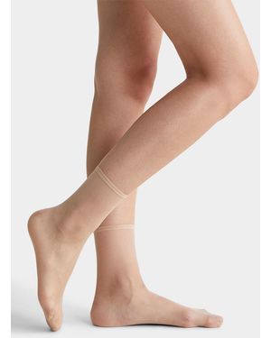 DIM Sublim Matte Voile Ankle Socks 2 - Natural
