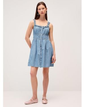 Levi's Vera Ruched Minidress - Blue