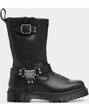 Dr. Martens Anistone Hi Biker Boots Men - Black