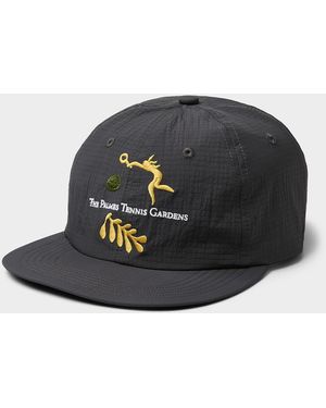 Palmes Tennis Embroidery Ripstop Cap - Black