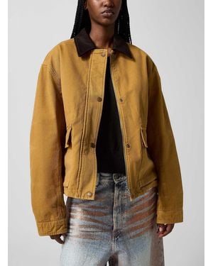 Acne Studios Adjustable Waist Fabric Jacket - Brown