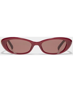 Le Specs The Whisperer Narrow Cat - Pink