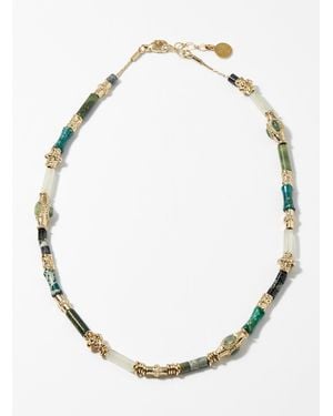 Gas Bijoux Kali Gemstone Necklace - Metallic