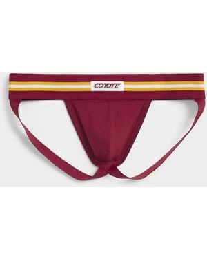 1305 Cotton Sports Jockstrap Red White