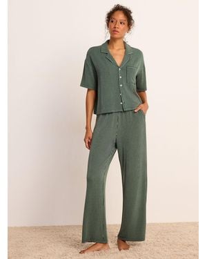 Miiyu Graphic Stripes Wide - Green