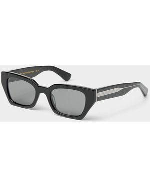 Messyweekend Luna Rectangular Sunglasses - Black
