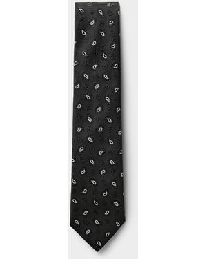 BOSS Mini Paisley Silk - White
