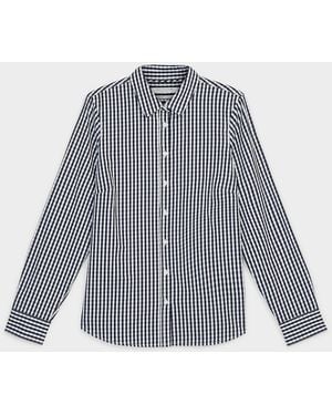 Contemporaine Organic Cotton Poplin Shirt - Gray