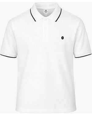 Quartz Co. Brent Piqué Polo - White