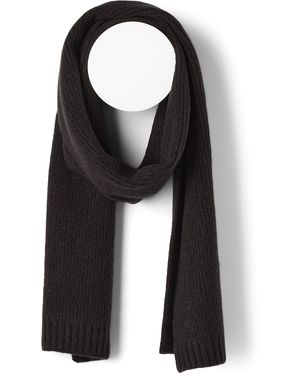Ichi Grooved Scarf - Black