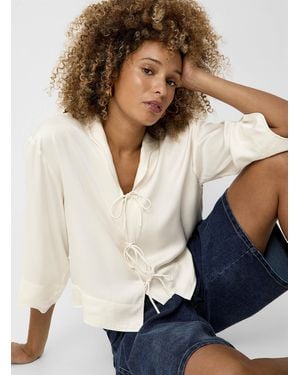 Soaked In Luxury Leena Tie - White