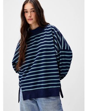 Twik Offset Stripes Terry T - Blue