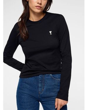 Ami Paris De Coeur Pure Cotton T - Blue