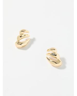 Pilgrim Presence Triple Effect Earrings - Metallic