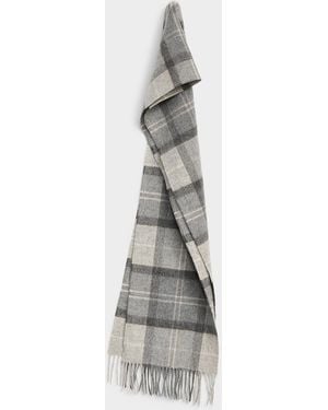 Barbour Wool And Cashmere Grey - White
