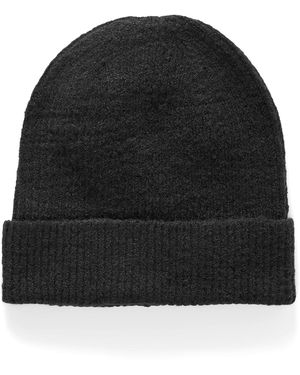 Ichi Soft Colourful Knit Tuque - Black