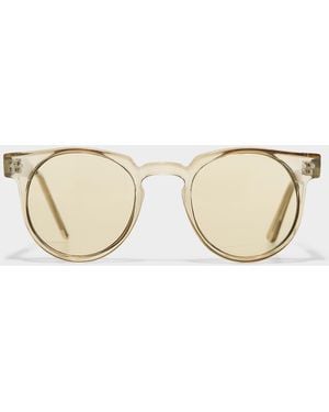 Spitfire Teddy Boy Round Sunglasses - Natural