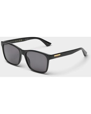 Gucci Angular Sunglasses - Brown