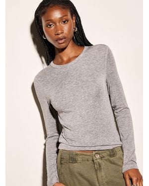 Icône Fine Ribbing Long - Grey
