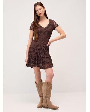 ONLY Lace V - Natural