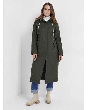 HUNTER Sammy Lined Long Raincoat - Multicolour