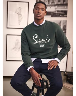 Simon's 1840 Embroidery Fleece - Green