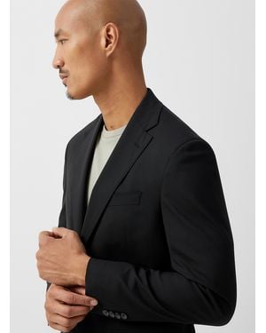 Jack Victor Dean Monochrome Suit Semi - Black