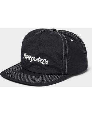 POLAR SKATE Contrast Topstitch Earl Cap - Black