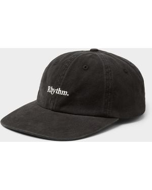 Rhythm Essential Brushed Twill Cap - Black