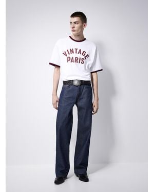 Naked & Famous Strong Guy Natural Indigo Jean Relaxed Straight Fit - Blue