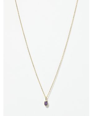 Midi34 Small Birthstone Chain Exclusive Simons X Collection - White