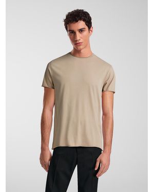 Filippa K Rolled Hem Plain T - Natural