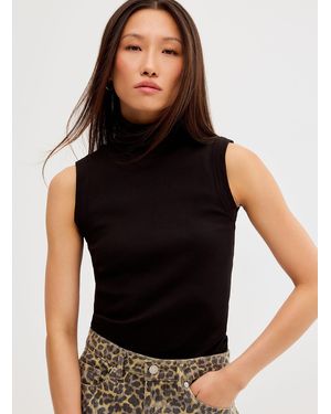 Inwear Turtleneck Ribbed Cami - Black