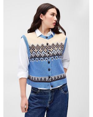 Twik Nordic Pattern Wool - Blue