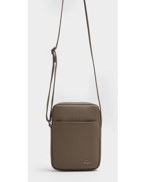 Lacoste Small Textured Faux - Brown