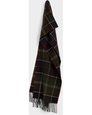 Barbour Galingale Tartan Scarf - White
