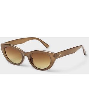 Simon's Brooke Round Cat - Brown