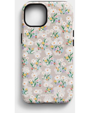 KaseMe Fashion Pattern Iphone 13 Case - White