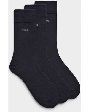 BOSS Black Dress Socks 3 - Blue