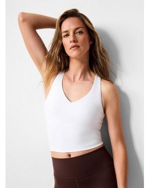 I.FIV5 Racerback Velvety - White